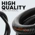 3-Pack (1/4", 3/8", 1/2" x 20 ft Each) Assorted Split Wire Loom Flex-Guard Convoluted Tubing – Protective Split Cable Sleeves/Conduit for Automoti...