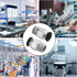 10Pack 1/8" NPT Male Thread 4mm Pneumatic Push-to-Connect-Fittings Air Fittings PC4-N1...