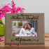 KATE POSH The Love Between a Mother & Daughter is Forever Engraved Leather Picture Frame, Mother of The Bride, First Mother's Day, Mommy & Me (5x7...