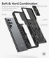 Case for Samsung Galaxy S22 Ultra 5G: Military Grade Drop Proof Rugged Protective Phone Cover with Built-in Kickstand & Slide |Shockproof Bumper P...