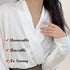 6 Pcs Mini No Sew Pearl Buttons Anti Exposure Fixed Brooches Cover up Buttons Detachable Reusable Multi-purpose for Clothes(White,10mm)...