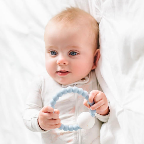 Ryan & Rose Cutie Teether Rattle (Blue)...