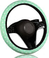 Cxtiy Cute Steering Wheel Cover - Girly Playful Polka Dots Design Thin & Lightweight Green Car Accessories for Women Fits 14-16 Inch...