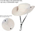 Women's Sun Hat with Ponytail Hole Sun Shade Hat UV Protection Foldable Mesh Wide Brim Beach Fishing Hat for Women...