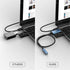 MillSO USB to 3.5mm Audio Jack Adapter, Sapphire Blue TRRS USB to AUX Audio Jack External Stereo Sound Card for Headphone, Speaker, PS4, PC, Lapto...