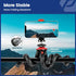 Tripod for iPhone, Fotopro Flexible Camera Tripod with Remote for iPhone 15, Waterproof and Anti-Crack Phone Tripod Stand Portable Travel Tripod f...