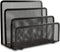EASEPRES Desk Mail Organizer, Easepres Office Small Letter Sorter Desktop File Organizer Metal Mesh with 3 Vertical Upright Compartments, 1 Pack...