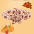 Dog Collar with Flower - Thanksgiving Turkey Flower Dog Collar Gift Puppy Soft Collar Pet Flower Adjustable Dog Collar for Large Dogs...
