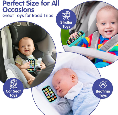 Toys for 1 Year Old Boy, 15 Functions 1 Year Old Boy Toys for 1 + Year Old Boy, Baby Boy Kids Toy Phone, Baby Toys 12-18 Months Baby Toys 6-12 Mon...