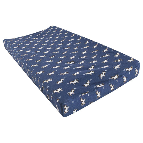 Hudson Baby Unisex Baby Cotton Changing Pad Cover, Tractor and Cow, One Size...