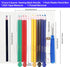 Dinggaogao 6 Colors 12 Pieces Sewing Mark Pencil Tailor's Marking and Tracing Tools,1 Soft Tape Measure,1 Thread Remover, Free Cutting Crayons Sew...