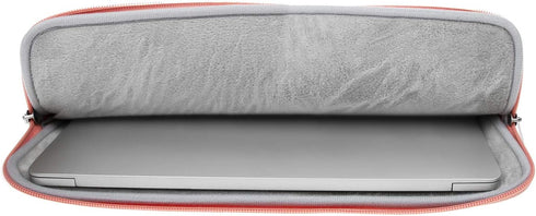 RAINYEAR 13 Inch Laptop Sleeve PU Suede Leather Case Water Resistant Cover Carrying Bag Compatible with 2021 2022 MacBook 13.6" M2 A2681 13.3" A23...