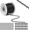 Lemonkey 33 Feet Metal Black Necklace Chains Cable O-Shaped Links Chains Bulk for Jewelry Making DIY Craft Kit with Lobster Clasps Jump Rings...