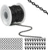 Lemonkey 33 Feet Metal Black Necklace Chains Cable O-Shaped Links Chains Bulk for Jewelry Making DIY Craft Kit with Lobster Clasps Jump Rings...