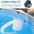 Pool Vacuum Hose Adapter (2 Pcs) Fits for INTEX Part 11239 Pool Skimmer Hose Adapter for Wall Fittings Replacement Connector...