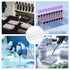OLYCRAFT 24 Sockets Acrylic Clear Test Tube Rack Transparent Acrylic Test Holder Rack Centrifuge Tube Holder Labortory Display Stands for 5ml Test...