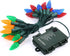 C6 Bulbs Christmas Lights with Built-in Timer - 50 LED 16.4ft Strawberry Battery String Light for Outdoor, Indoor - Christmas Lighting Wreath, Gar...