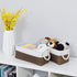 DULLEMELO Toilet Paper Storage Basket, Toilet Paper Basket for Back of Toilet, Bathroom Storage Basket for Cosmetics Towels Toilet Paper, Toilet T...