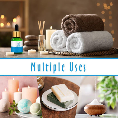 Fresh Laundry Fragrance Oil, MitFlor Single Scented Oil, Large Size Premium Grade Fragrance Oil for Soap & Candle Making, Aromatherapy Diffuser Oi...