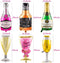 Collect Present Champagne and Wine Bottle Balloons – 12 Foil Balloons – Birthday, Bachelorette and Engagement Party Decorations...