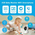 OJR 2K HD Video Baby Monitor with Camera and Audio, 2.4G & 5G WiFi Baby Monitor for Smartphone, One-Touch Calls, Night Vision, Motion Detection/Tr...