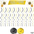 KatchOn, Happy New Year Hanging Swirls - Pack of 32 | NYE Decorations 2025 | New Years Eve Party Supplies 2025 | New Years Eve Hanging Decorations...