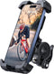 Lamicall Motorcycle Phone Mount, Bike Holder - Upgrade Adjustable Cell Holder, Bicycle Scooter Handlebar Cradle Clip for iPhone 15 Pro Max/Plus, 1...