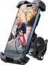 Lamicall Motorcycle Phone Mount, Bike Holder - Upgrade Adjustable Cell Holder, Bicycle Scooter Handlebar Cradle Clip for iPhone 15 Pro Max/Plus, 1...