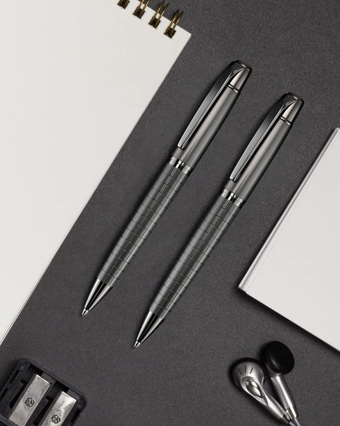 Cambond Ballpoint Pens Black Pens - Bulk Pens Metal Pen for Journaling Gift Business Men Police Flight Attendants 1.0 mm Medium Point Nice Pens, 3...