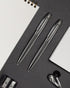 Cambond Ballpoint Pens Black Pens - Bulk Pens Metal Pen for Journaling Gift Business Men Police Flight Attendants 1.0 mm Medium Point Nice Pens, 3...
