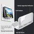 pzoz Wall Mount Cell Phone Holder for Outlet, Foldable Cellphone Stand for Mirror Bathroom Shelf Shower Bedroom Kitchen or Dorm Charging, Compatib...