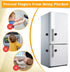 4PCS Refrigerator Locks Combination, Drill-free Child Proof Refrigerator Door Lock Fridge Lock Combination with Password, Mini Digital Refrigerato...