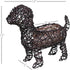 (RA815L Rattan Rope Animal Planter - Decorative Indoor & Outdoor Dog Shaped Topiary Planter Pot for Gardening (15 Inch)...
