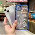 Compatible with iPhone 15 Pro Max Cute Case, Sparkle Diamond Rhinestone Design Bear with Separated Glitter Paper, Luxury Shiny Bling Soft Shockpro...