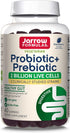 Jarrow Formulas Probiotic+ Prebiotic 2 Billion Live Cells Supplement, Digestive Health and Immune Support, 60 Blackberry Flavor Probiotic+ Prebiot...