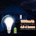 OFFLIY Emergency Light Bulbs, 1800mAh High-Capacity Battery for Longer Emergency Time, 9W,750LM,5000K Rechargeable Light Bulbs for Power Outage, A...