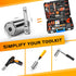 Gifts for Men Super Universal Socket - Tool Stocking Stuffers for Men 7-19mm Socket Wrench Set with Power Drill Adapter, Unique Christmas Birthday...