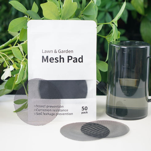 50Pcs Flower Pot Hole Mesh Pad Garden's Drainage Mesh Hole Screens Prevent Soil Loss Anti (2"x2")...