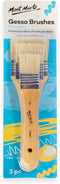 Mont Marte Gesso Brushes Sizes 2.4.6...