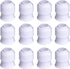 Shappy 12 Pieces Coupler Piping Bag Plastic Standard Couplers Cake Decorating Pipe Tip for Frosting Icing Nozzles (1.2 x 1 Inch)...
