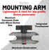 Bulletpoint 2.6" Aluminum Mounting Arm Dual 20mm Socket Connector Ends Compatible with 20mm Ball Mounts...