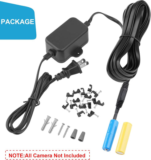 20Ft/6m Charging Cable Power Adapter Designed for Blink Video Doorbell (Replace Battery), Blink Outdoor 4 (4th Gen) & XT3, Doorbell Transformer wi...