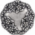 Bezelry 12 Pieces Flower Garland Nonagon Metal Shank Buttons. 20mm (3/4 inch) (Antique Silver)...
