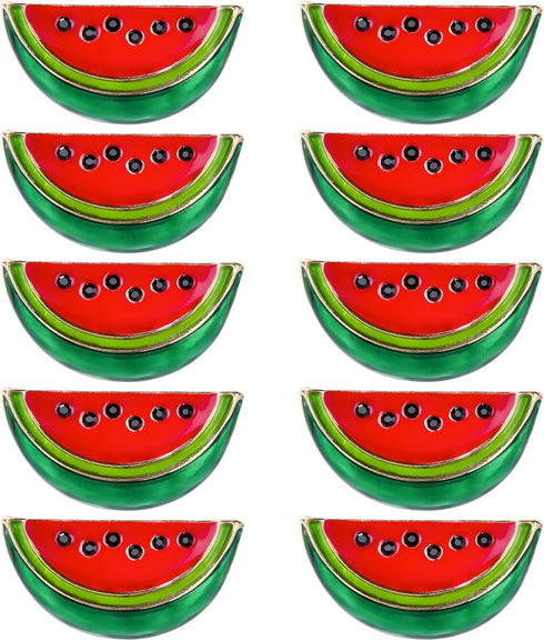 VALICLUD 10pcs Stylish Watermelon Pin Retro Watermelon Jewelry Alloy Watermelon Pin Brooch Fashion Watermelon Shaped Brooch...