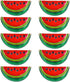 VALICLUD 10pcs Stylish Watermelon Pin Retro Watermelon Jewelry Alloy Watermelon Pin Brooch Fashion Watermelon Shaped Brooch...