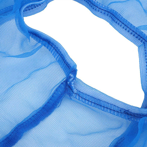 2Pcs Bird Cage Cover Seed Catcher Birdcage Lightweight Soft Airy Polyester Mesh Cover Skirt Guard Universal Parrots Cage Accessories 26.0-52.0Inx6...