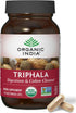 ORGANIC INDIA Triphala Capsules Organic - Herbal Supplement with Amla, Bibhitaki, Haritaki, Digestion & Colon Support, Immune System Support, Adap...