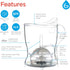 GROSCHE Aberdeen Tea Infuser Teapot & Smart Tea Maker - BPA-Free, Drip-Free Design | Coaster | Easy Brew | Easy Clean Steeper (17.7 oz - 525 ml)...