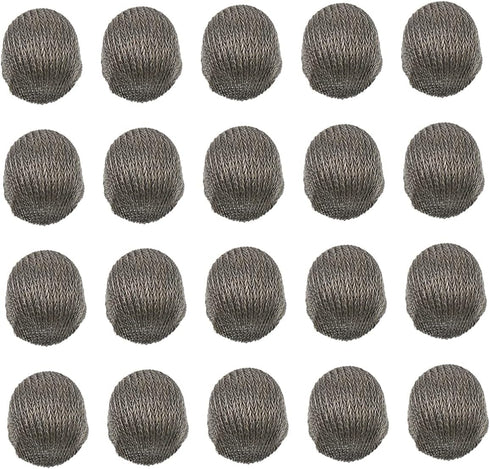 20pcs Stylus Cloth Tip Stylus Pen Replacement Touchscreen Pen Tips Mesh Fiber Caps Replacement Tip for Pencil Replacement Stylus Head Protective P...