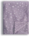 Baby Blanket for Boys Girls Soft Minky with Double Layer Dotted Backing, Star and Moon Printed 30 x 40 Inch Receiving Blanket (Violet)...